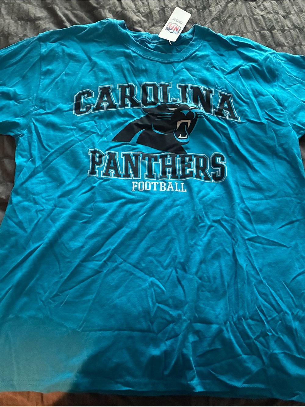 Unisex Carolina Panthers Football T-Shirt L